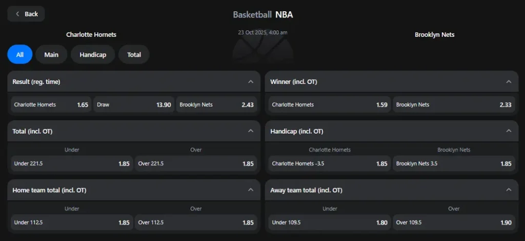 1Win NBA Betting 1Win NBA Betting